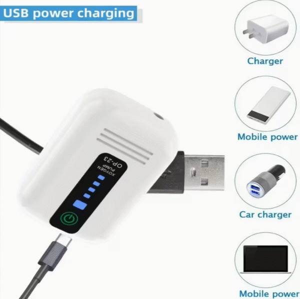 Lithium Battery Portable Aquarium Air Pump