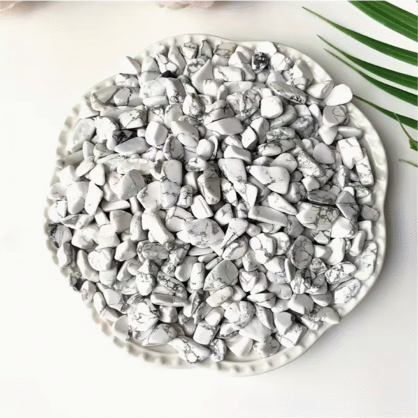 100g White Natural Fluorite Chips Decorative Gravel
