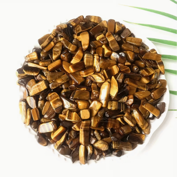 100g Amber Natural Fluorite Chips Decorative Gravel